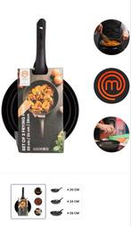 masterchef pannen koekenpannen set NIEUW, Huis en Inrichting, Keuken | Potten en Pannen, Ophalen, Pannenset, Keramische plaat