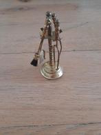 Miniatuur Open Haard Gereedschap Set Messing, Antiek en Kunst, Ophalen