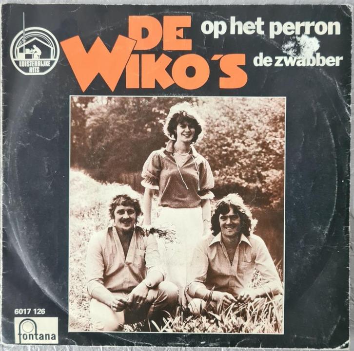 VINYL SINGLE DE WIKO'S - OP HET PERRON, Cd's en Dvd's, Vinyl Singles, Gebruikt, Single, Nederlandstalig, 7 inch, Ophalen of Verzenden