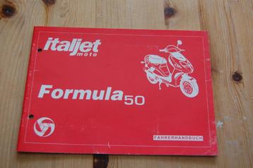 Italjet Formula 50 handleiding (D) beschikbaar voor biedingen