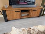 Mango/metaal tv meubel, Huis en Inrichting, Ophalen, 150 tot 200 cm, Zo goed als nieuw, Minder dan 100 cm