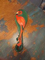 Vintage Flamingo Handspiegel, Huis en Inrichting, Woonaccessoires | Spiegels, Minder dan 50 cm, Gebruikt, Ophalen of Verzenden
