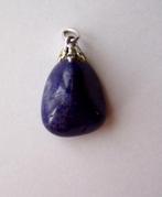 Prachtige Lapis Lazuli hanger, Sieraden, Tassen en Uiterlijk, Kettinghangers, Ophalen, Zo goed als nieuw, Steen of Mineraal, Met edelsteen