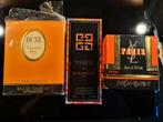 3 lege parfumdoosjes jaren 90 YSL CD Givenchy, Verzamelen, Parfumverzamelingen, Gebruikt, Ophalen of Verzenden