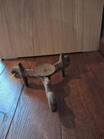 Antieke Brocante Kandelaar Kettingeg Gietijzer, Ophalen of Verzenden