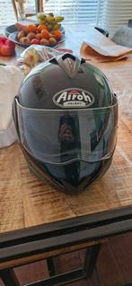 Airoh Helm maat M (57-58) zgan, Motoren, M, Integraalhelm, Tweedehands, Ophalen