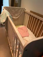 Kinderbedje ledikant met toebehoren nieuw matras, Ophalen of Verzenden, Gebruikt, Ledikant