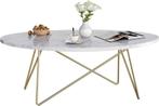 FirFurd salontafel marmer effect, Huis en Inrichting, Tafels | Salontafels, Ophalen, 100 tot 150 cm, Nieuw, 50 tot 100 cm
