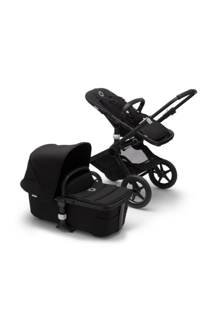 Bugaboo Fox2 all black compleet incl. accessoires, Kinderen en Baby's, Kinderwagens en Combinaties, Zo goed als nieuw, Bugaboo