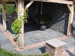 tuin en terrastegels Mustang leisteen Black Slate 60x60 cm, Nieuw, Natuursteen, Ophalen, Terrastegels