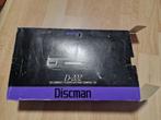 Sony Discman D-202 in doos + Auto adapter, Ophalen of Verzenden, Discman