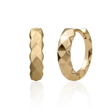 Sparkling Jewels multi edge creolen in goudkleur beschikbaar voor biedingen