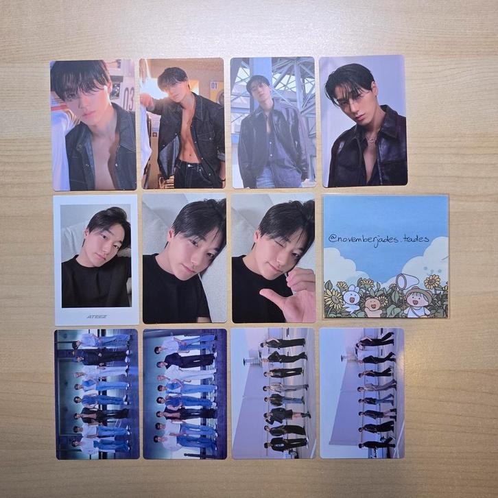 [SET] ATEEZ Golden Hour: part 3 complete San set, Verzamelen, Muziek, Artiesten en Beroemdheden, Zo goed als nieuw, Foto of Kaart