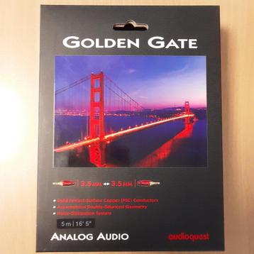 Audio Quest Golden Gate mini-jack kabel 5 m. beschikbaar voor biedingen