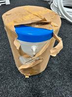 Zoutbak 30L rond t.b.v. waterontharder, Ophalen, Nieuw, Waterontharder met zout