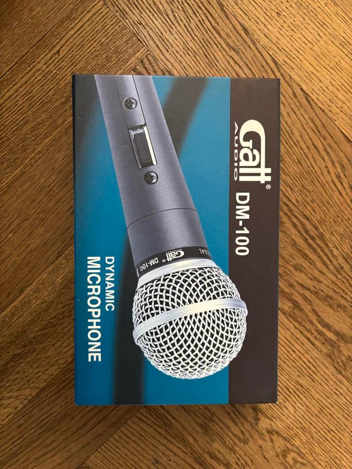 Gatt DM-100 microfoon met Quiklok standaard, Muziek en Instrumenten, Microfoons, Gebruikt, Zangmicrofoon, Ophalen