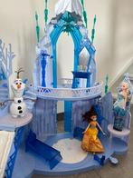 Frozen speelhuisje incl Elsa, Anna en Olaf poppen, Zo goed als nieuw, Ophalen