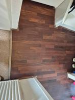 +- 35 m2 lamelparket gratis op te halen, Gebruikt, Bruin, 25 tot 50 m², Ophalen