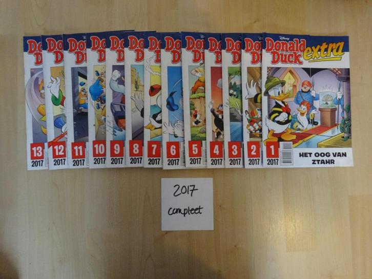 Donald Duck EXTRA jaargang 2017 – compleet, Boeken, Stripboeken, Zo goed als nieuw, Complete serie of reeks, Ophalen of Verzenden