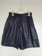 La Vitesse leren korte broek donkerblauw maat, Kort, Blauw, Ophalen of Verzenden, Zo goed als nieuw