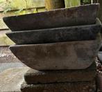 Drie plantenbakken te koop aangeboden, Tuin en Terras, Bloembakken en Plantenbakken, Ophalen, Minder dan 30 cm, Minder dan 60 cm