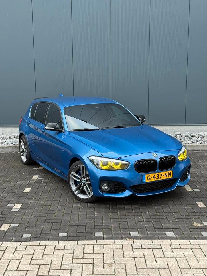 BMW 1-Serie M-Pakket 120i 184pk Aut 2018 Blauw, Auto's, BMW, Bedrijf, 1-Serie, ABS, Achteruitrijcamera, Adaptieve lichten, Adaptive Cruise Control