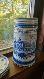 2 Heineken Bierpullen Delfts Blauw - Paard & Wagen, Ophalen