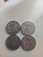 Zilveren guldens, Postzegels en Munten, 1 gulden, Ophalen of Verzenden, Koningin Juliana