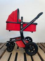 Joolz day kinderwagen set rood + nieuwe voorwielen (46), Kinderen en Baby's, Kinderwagen, Luchtbanden, Bugaboo, Zo goed als nieuw