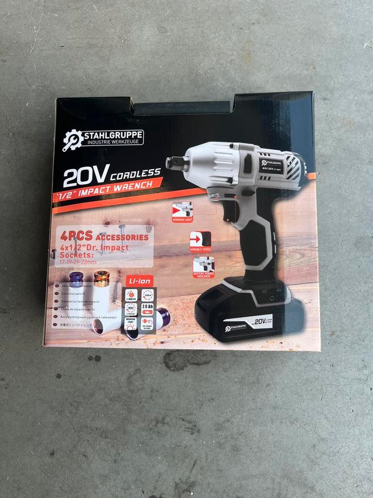 Slagmoer sleutel stahlgruppe!!! Nieuw, Doe-het-zelf en Verbouw, Gereedschap | Boormachines, Nieuw, Overige typen, 600 watt of meer