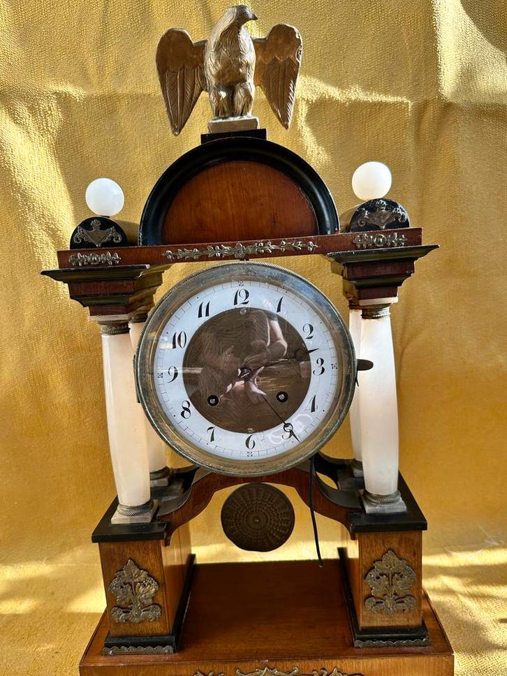 Oostenrijkse Empire Pendule met Adelaar, Antiek en Kunst, Antiek | Klokken, Ophalen