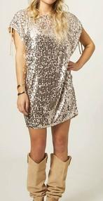 Zilveren pailetten JoshV, Josh V Dress, jurkje in maat S., Nieuw, Ophalen of Verzenden, Maat 36 (S), Boven de knie