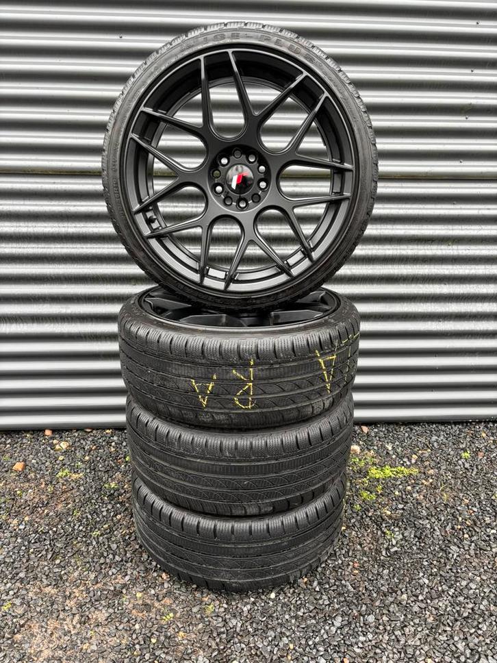 19 inch Kyowa Racing KR1177 velgen + winterbanden, Auto-onderdelen, Banden en Velgen, Banden en Velgen, Winterbanden, 19 inch