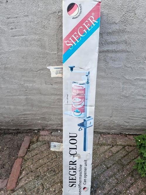 Sieger clou blikopener nieuw in doos, Huis en Inrichting, Keuken | Keukenbenodigdheden, Ophalen of Verzenden