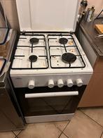 Gasfornuis+ oven, Witgoed en Apparatuur, Fornuizen, Ophalen, Gebruikt, 4 kookzones, Gas