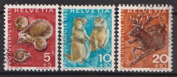 Zwitserland 1965 Pro Juventute Egel Bevers Hert beschikbaar voor biedingen