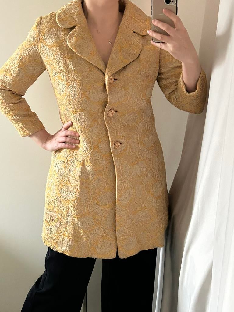 Vintage gouden barok jas + jurkje, Ophalen of Verzenden, Dames