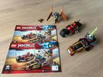 Lego Ninjago Ninja motorachtervolging (70600), Ophalen of Verzenden, Zo goed als nieuw, Complete set, Lego