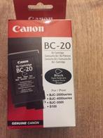 Canon cartridge BC-20 zwart BJC-2000-BJC-4000 BJC-5500, S100, Nieuw, Cartridge, Canon, Ophalen of Verzenden