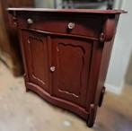 Prachtige sfeervolle Biedermeier commode 1890 Burgundy Wine, Ophalen, Voetruimte, Minder dan 50 cm, 100 cm of meer