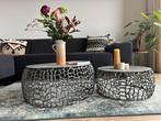 Salontafel set van 2 Maze. Nieuwprijs € 379,-!!, Huis en Inrichting, 50 tot 100 cm, Rond, Nieuw, Ophalen of Verzenden