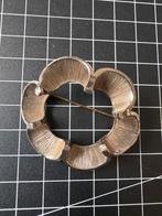 Vintage Gouden Bloem Broche, Overige materialen, Gebruikt, Minder dan 4 cm, Ophalen of Verzenden