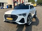 Audi E-tron 12v Metallic Blauw - RC - Leder zit - 4x4 NIEUW!, Ophalen of Verzenden, Nieuw