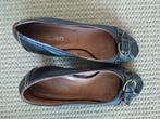 TEAB 3 paar bruin leren schoenen met hak. Merk schoenen. 38, Pumps, Bruin, Ophalen of Verzenden, Gedragen
