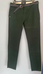 Mooie groene broek van Scotch & Soda met riem, Zo goed als nieuw, Verzenden, Maat 48/50 (M), Scotch & Soda