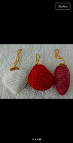 Gehaakte Kerstboomhangers - Babyproof Set, Hobby en Vrije tijd, Breien en Haken, Ophalen of Verzenden, Nieuw, Haken, Overige typen