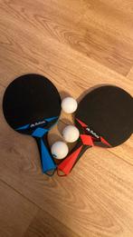 Buffalo Duo outdoor tafeltennis bat set, Sport en Fitness, Tafeltennis, Ophalen of Verzenden, Zo goed als nieuw, Net, Batje(s) of Balletje(s)