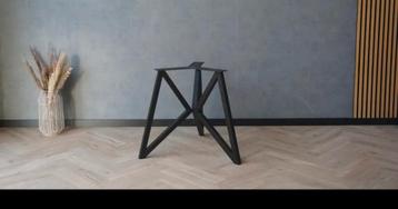 Metalen vlinderonderstel middenpoot tafelpoot ZWART beschikbaar voor biedingen