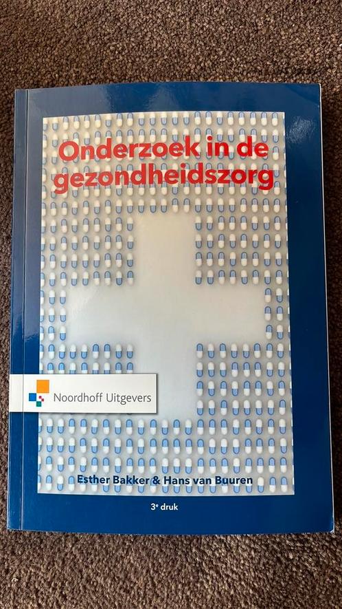 Esther Bakker - Onderzoek in de gezondheidszorg, Boeken, Studieboeken en Cursussen, Zo goed als nieuw, Ophalen of Verzenden