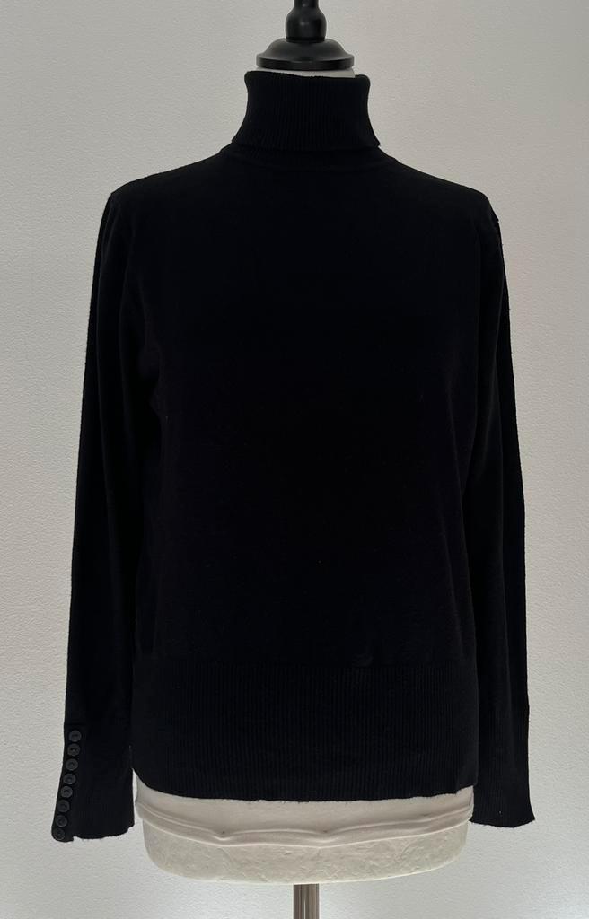 DFVV zwarte coltrui maatL, Kleding | Dames, Truien en Vesten, Zo goed als nieuw, Zwart, Ophalen of Verzenden